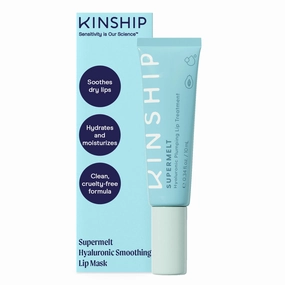 Kinship Supermelt Lip Smoothing Jelly Mask - Moisturizing Daily Lip Treatment   Hyaluronic Acid-Hydrating Exfoliating Lip Gloss-Soft   Plump-(.3 oz)