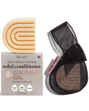 Kitsch Coconut Oil Conditioner Bar & Conditioner Bar Bag with Discount