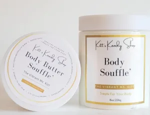 Kitt’s Kandy Shop™ Moisturizing and Hydrating Body Butter Souffle with Shea Butter, Kokum Butter and Mango Butter 8oz, Scent- The Vibrant Ms. Kitt