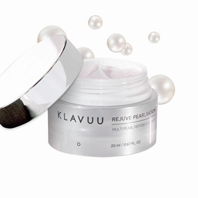 KLAVUU PEARLSATION Enriched Pearl Eye Cream – Face Moisturizer, Niacinamide, Enhances Skin Elasticity, Dark Circles Under Eye Treatment with Anti-Aging Hydration, Korean Skin Care (0.68oz/20ml)