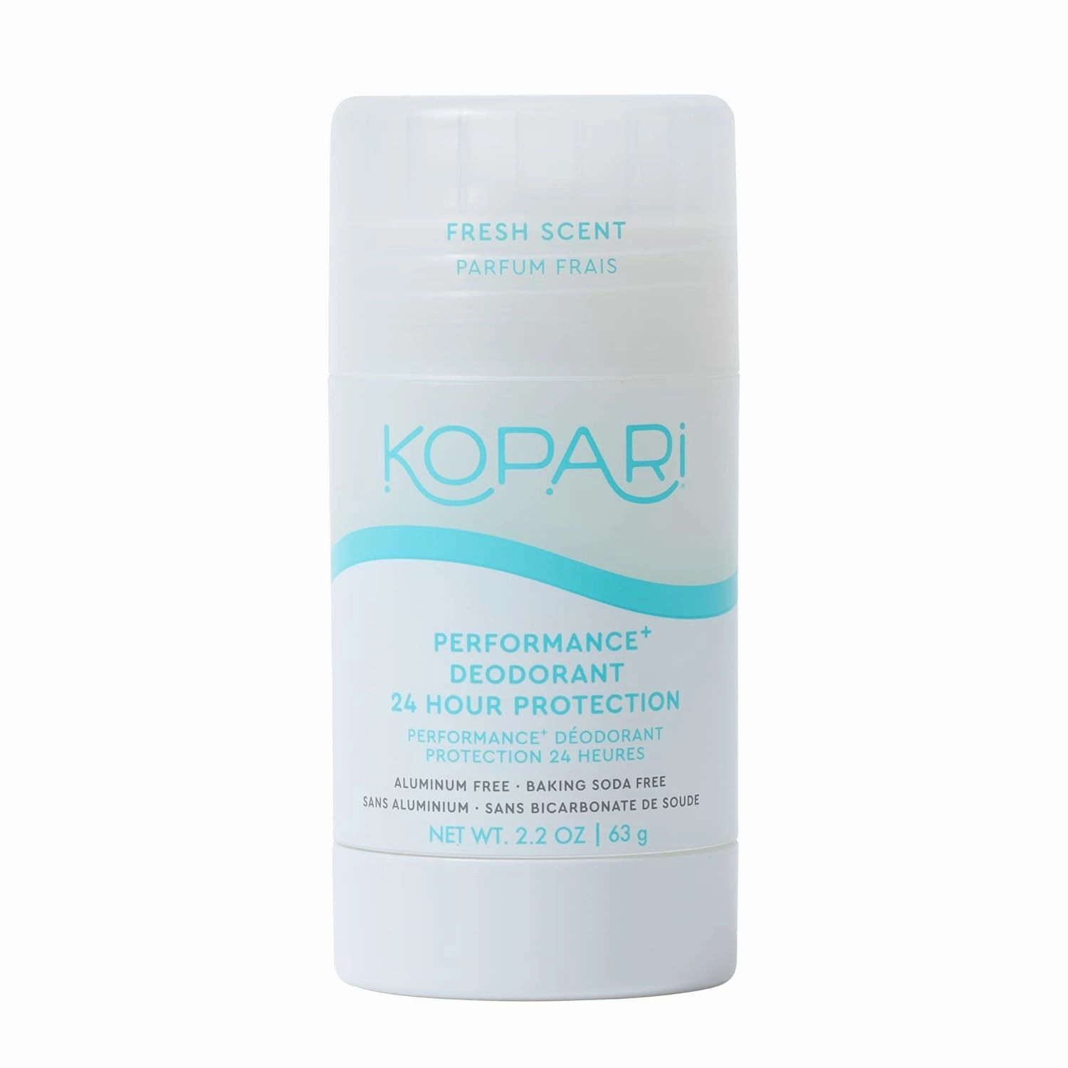 Kopari Performance Plus Aluminum-Free Deodorant, Sport Deodorant for 24 Hour Odor Protection, Non Toxic & Clean, No Parabens or Baking Soda, 2 oz