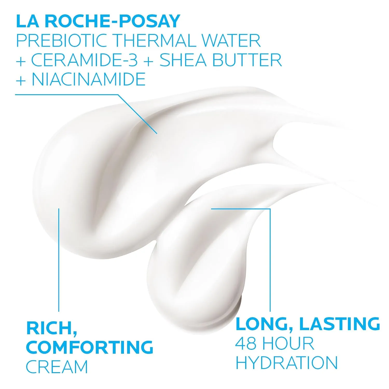 La Roche-Posay Lipikar AP  Triple Repair Moisturizing Cream | Face & Body Lotion For Dry Skin | Shea Butter & Niacinamide Moisturizer | Gentle Face & Body Cream For Dry, Rough & Sensitive Skin