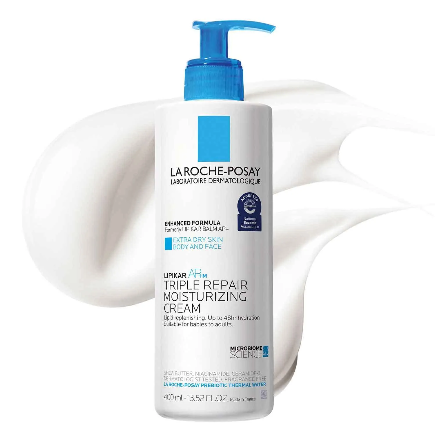 La Roche-Posay Lipikar AP  Triple Repair Moisturizing Cream | Face & Body Lotion For Dry Skin | Shea Butter & Niacinamide Moisturizer | Gentle Face & Body Cream For Dry, Rough & Sensitive Skin