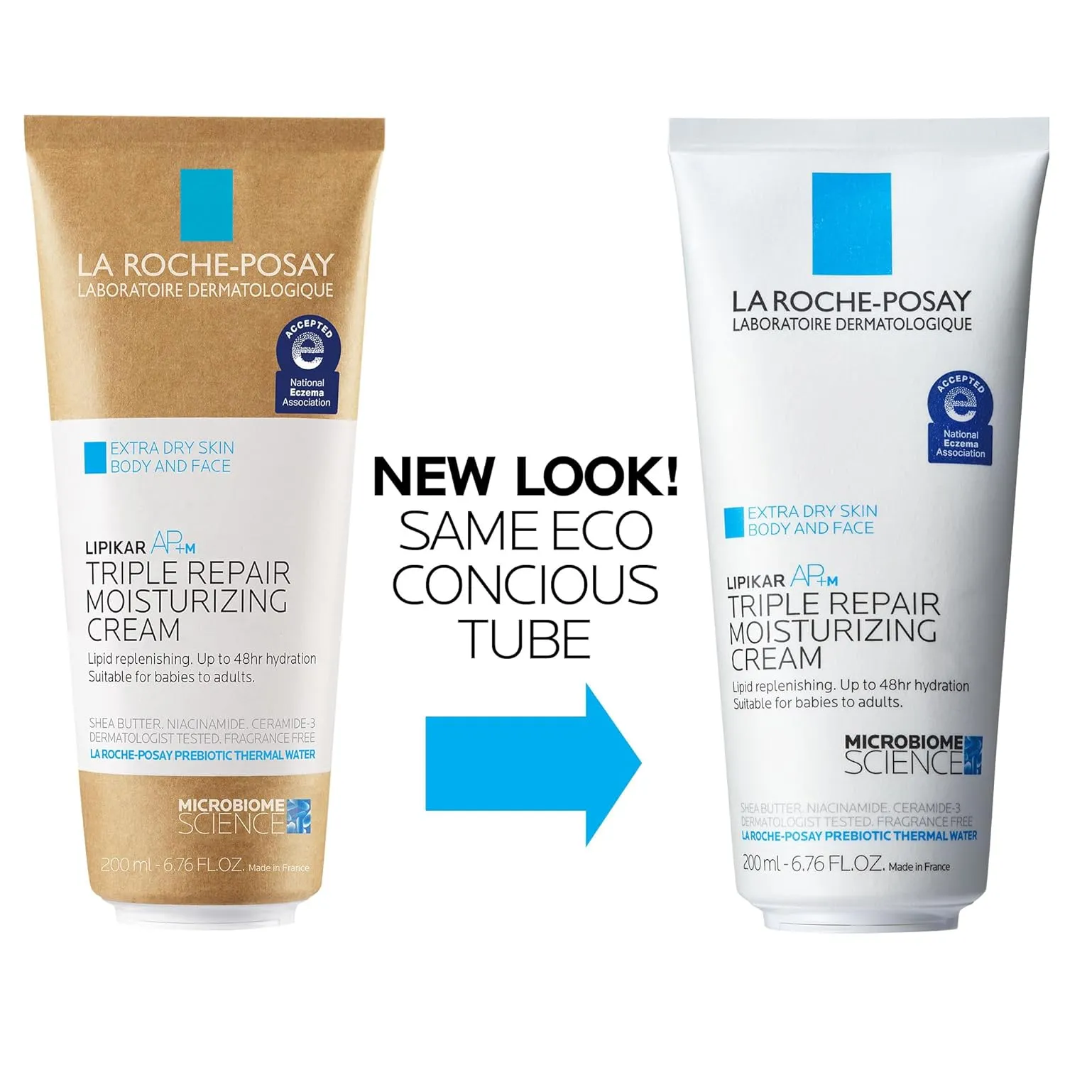 La Roche-Posay Lipikar AP  Triple Repair Moisturizing Cream | Face & Body Lotion For Dry Skin | Shea Butter & Niacinamide Moisturizer | Gentle Face & Body Cream For Dry, Rough & Sensitive Skin