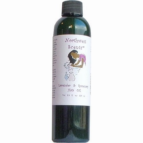 Lavender and Rosemary Hair Oil for Black, African American, Afro Caribbean, Dry, Coarse, and Highly Textured Hair - 8.5 oz bottle