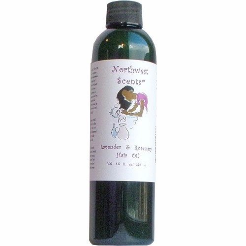 Lavender and Rosemary Hair Oil for Black, African American, Afro Caribbean, Dry, Coarse, and Highly Textured Hair - 8.5 oz bottle