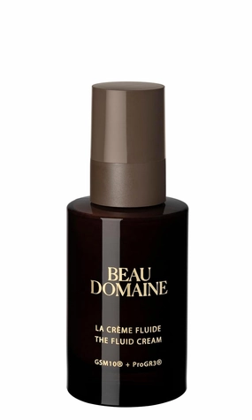 Le Domaine Fluid Face Cream | Anti-Aging Lightweight Moisturizer | Niacinamide & Patented ProGR3® Treat Wrinkles & Dry Skin | Natural Skincare | 30ml