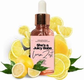 Lemon Yoni Oil - Edible Yoni Oil - Scented Yoni Oil - Odor Control 1oz, Clear