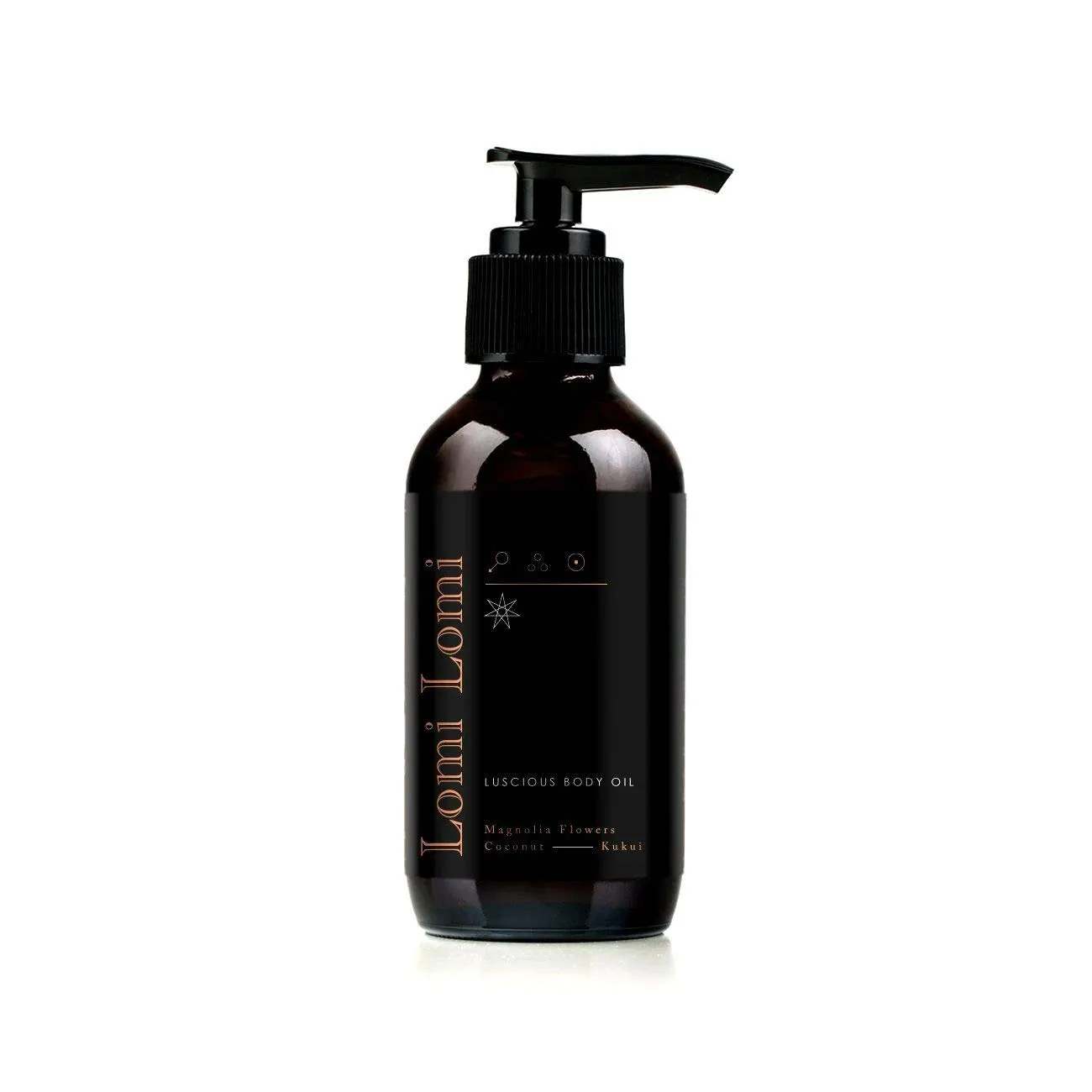 Lomi Lomi Luscious Body Oil for Dry Skin - Deeply Hydrating Massage Oil with Magnolia and Coconut. Natural Moisturizing Properties. Non-Greasy Formula - Skincare for Women and Men (4 oz)