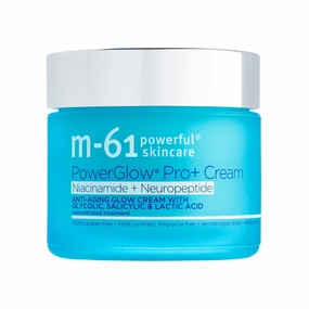 m-61 PowerGlow Pro  Niacinamide Neuropeptide Cream - niacinamide and neuropeptide firming and retexturizing cream with glycolic, salicylic and lactic acid