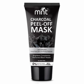 M.N.T Charcoal Peel Off Mask for Women & Men | Removes Blackheads & Whiteheads | Deep Cleansing Charcoal Peel Off Mask for Oily Skin & Dull Face | 100 g