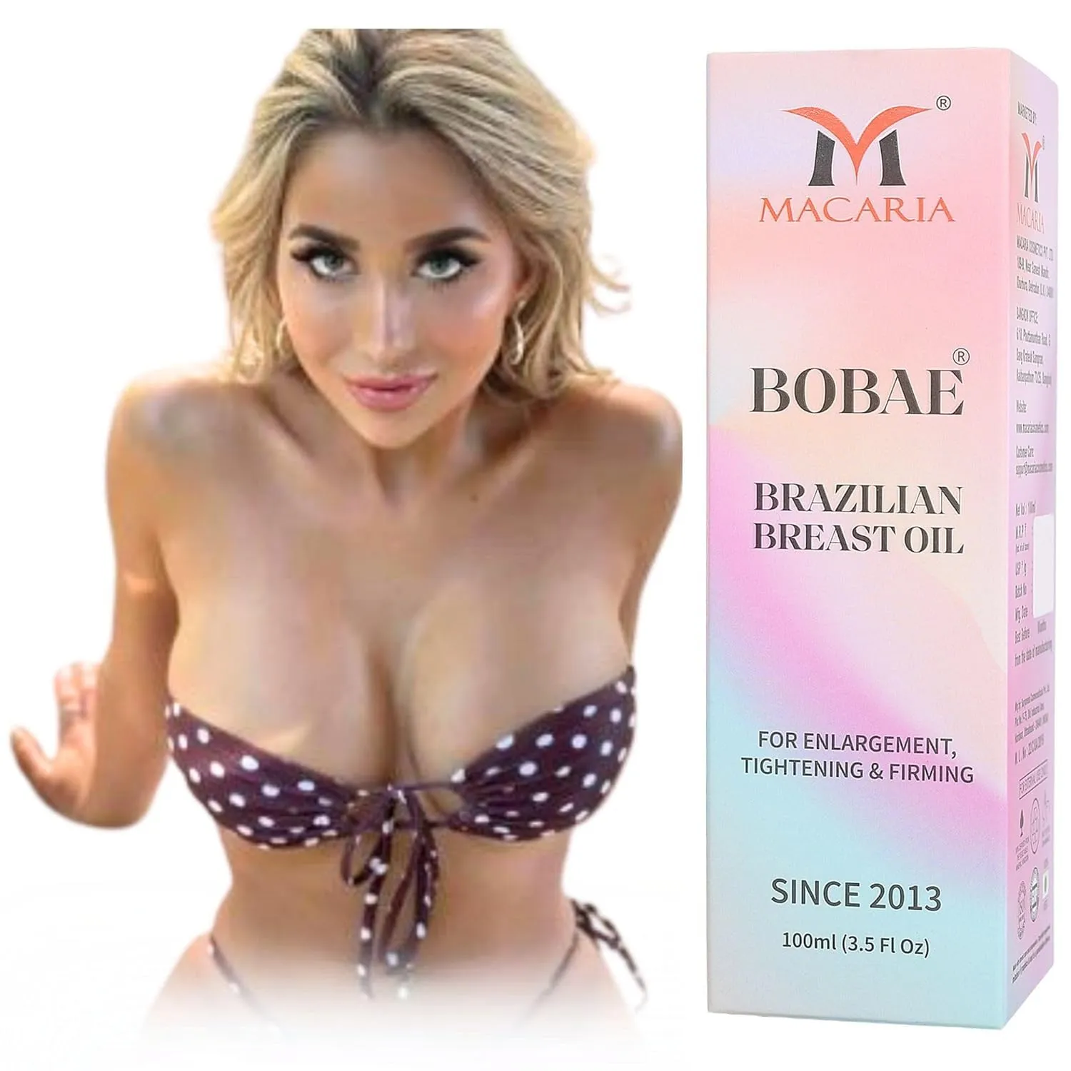 MACARIA Breast Enhancement Oil/Big Breast Cream/Larger Cream/Sexy Boobs Cream