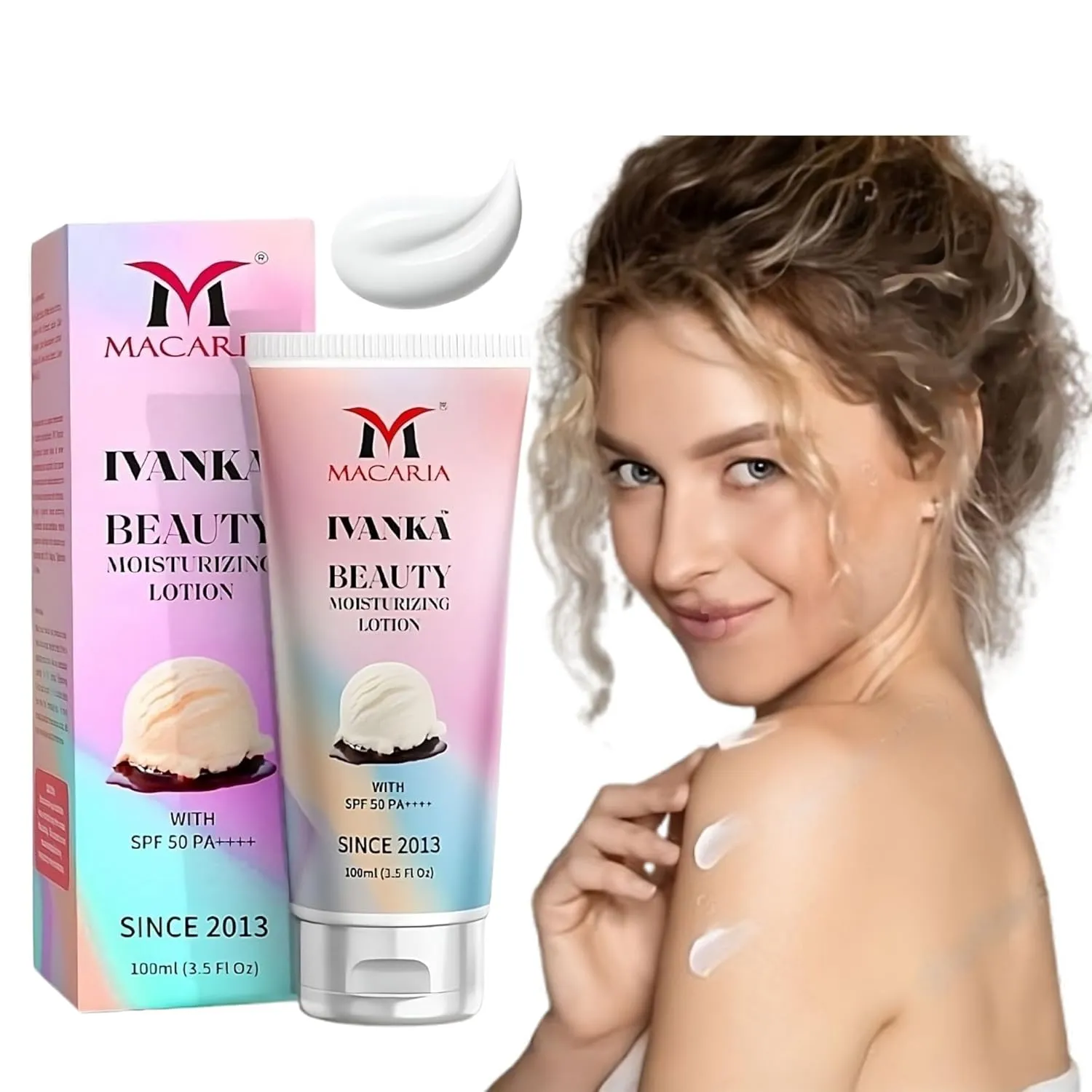 MACARIA Ivanka Beauty skin firming body lotion for women & girls for summer