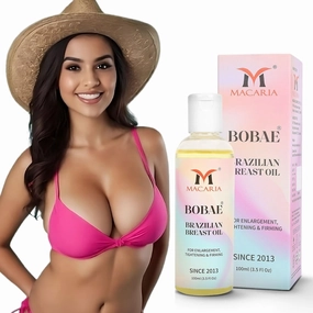 MACARIA Bobae Brazilian breast enlargement Oil for quick growth | Firming Massage Oil larger Breast Enhancement Gel bigger Brazilian Boobs Women enlargement Oil for quick Fast growth