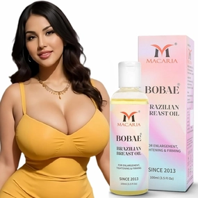 MACARIA Bobae Brazilian breast Oil firming lifting Bust Boobs Enlargement Tightening Shape & Size up Toning Oil Quick Growth Lifting & Firming Breast Enhancement Gel