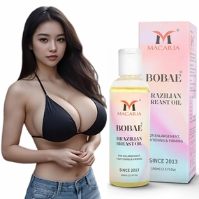 MACARIA Bobae Brazilian Natural Breast Bust boobs Firming Tightening and Toning Bust Oil Enlargement Enhancement Cream Gel for Bigger Bust line
