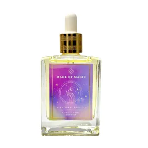 Made of Magic Intentional Luxury Body Oil, Handmade Oil with Crystals, Spiritual Oils, Draw in Magical Experiences, Intention Oils, Organic Oils for Face, Body, Hair, Nails, Phthalate-Free Fragrance