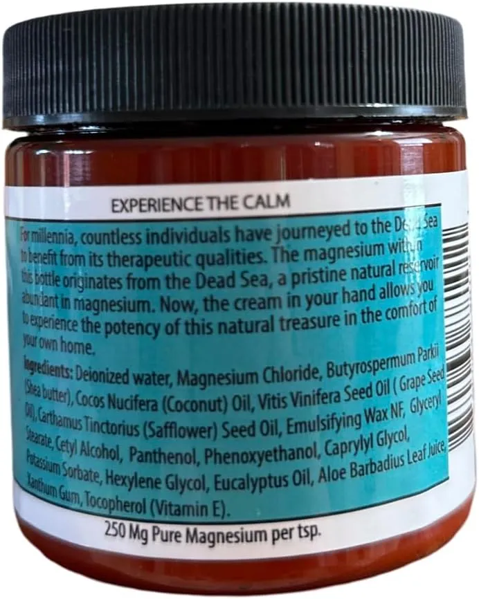 Magnesium Cream with Eucalyptus Scent – Refreshing & Moisturizing