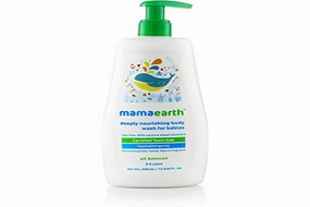 Mamaearth Deeply Nourishing Baby Body Wash | Tear Free Formula with Natural Cleansers | Hydrating Coconut & Jojoba Oil | Moisturizes Delicate Skin of Babies | 13.53 Fl Oz (400ml)