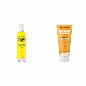 Marc Anthony Strictly Curl Enhancing Styling Foam & Nourishing Curl Cream