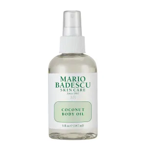 Mario Badescu Coconut Body Oil Enriched with Coconut Oil & Shea Butter | Lightweight Skin Care for Hydrating and Moisturizing After Shower Massage