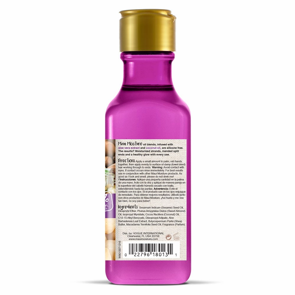 Maui Moisture Heal & Hydrate   Shea Butter Raw Oil, 4.2 Ounce