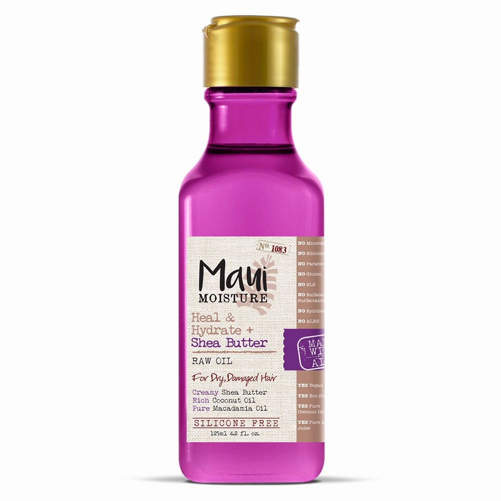 Maui Moisture Heal & Hydrate   Shea Butter Raw Oil, 4.2 Ounce