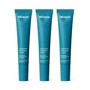 MDacne Retinol 0.5% and Niacinamide 4% Cream (3-Pack), Reduces Blemishes and Improves Skin Texture without Irritation