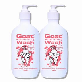 Milk Soap Moisturizing Body Wash Value Duo Pack 16.9 oz - Body Wash to Revive your Skin - Coconut Oil