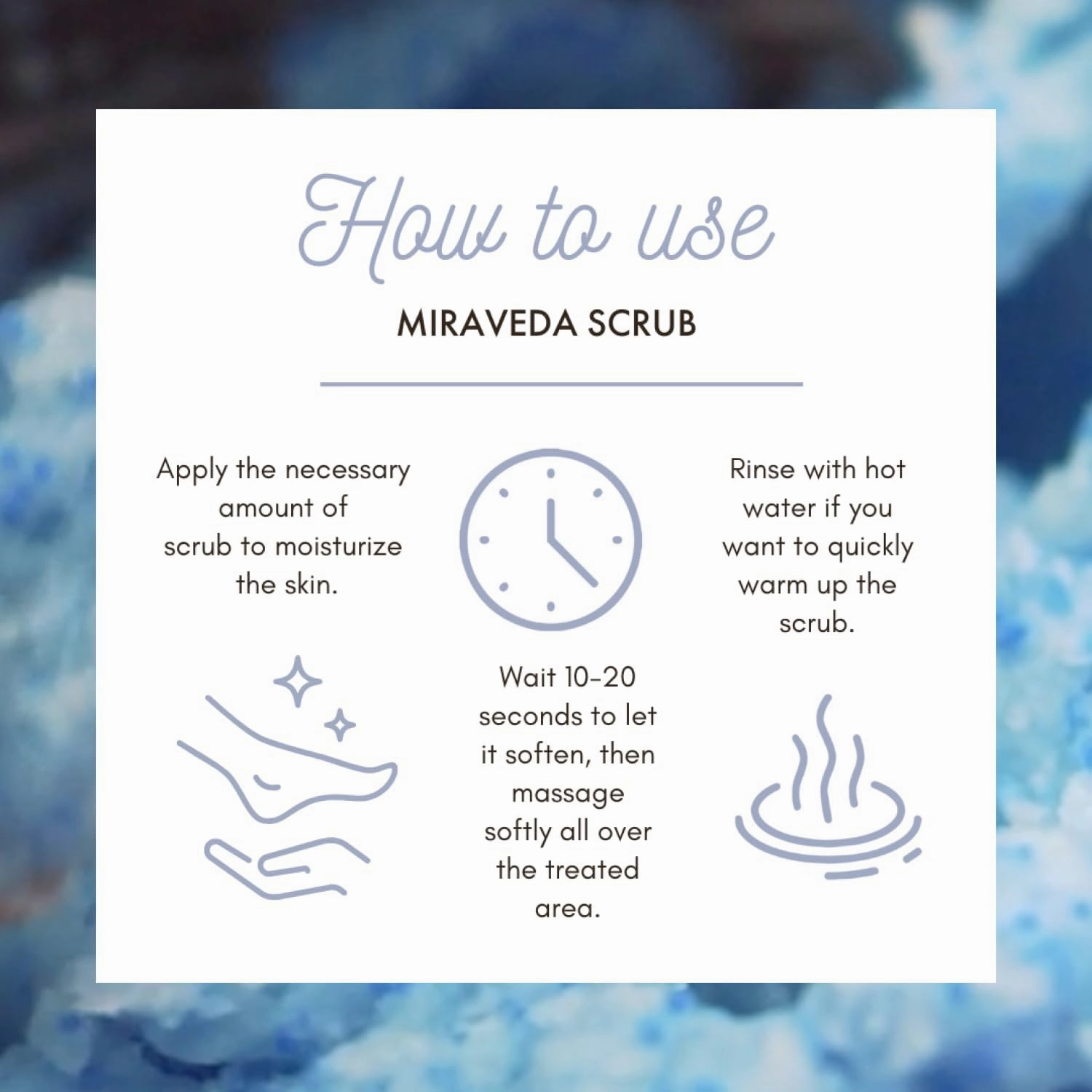 Miraveda by Italwax Sea Scrub - 500ml / 16.9fl.oz - Scrubs for professional and home use skin care - Moisturizing and nourishing treatments on the hands, feet, and body​