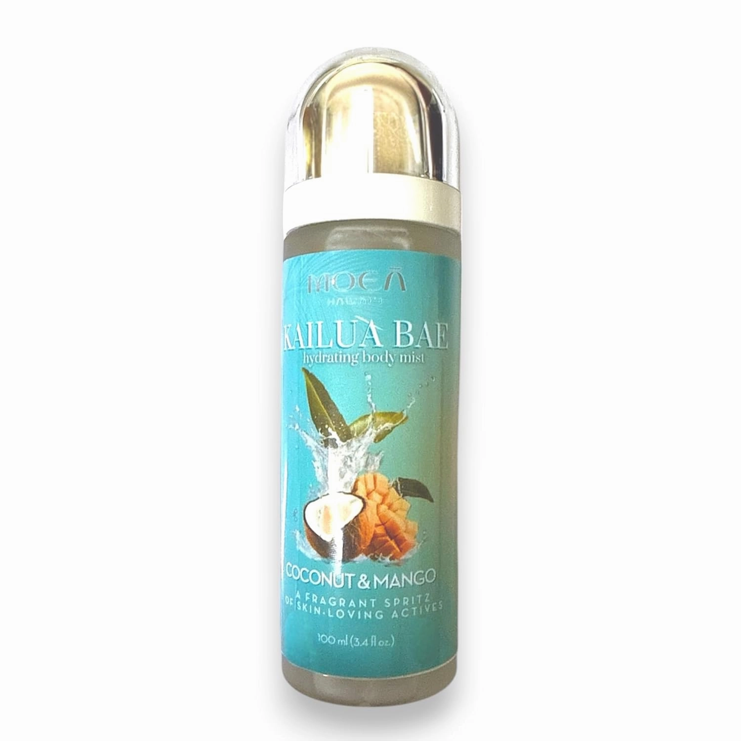 MOEĀ- Kailua Bae (Coconut Mango) Tropical Body Mist - MADE IN HAWAI’I - Skin-loving refreshing mist with fragrance mood boost - 3.4 oz