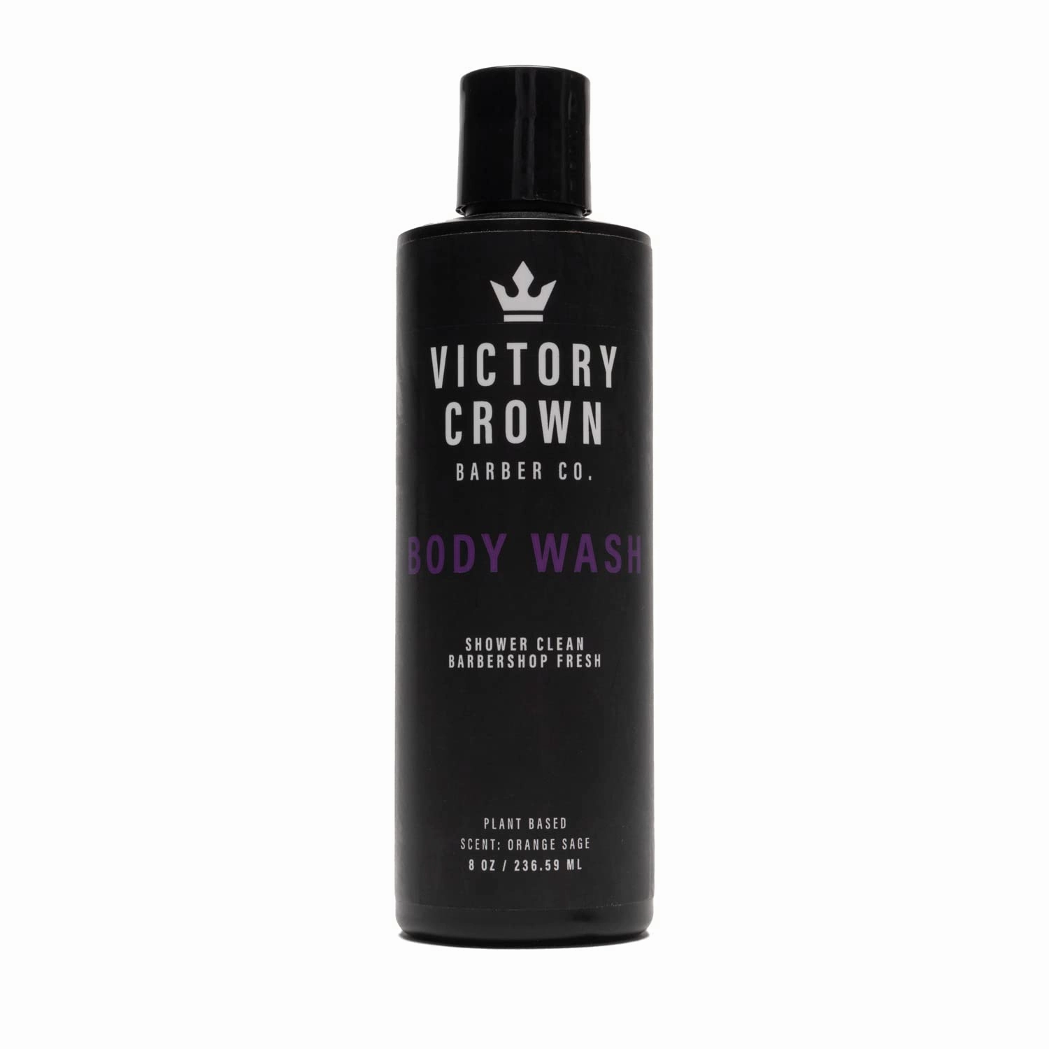 Moisturizing Body Wash Plant-Based Cleanser with Coconut & Pumice Extract, 8 Oz