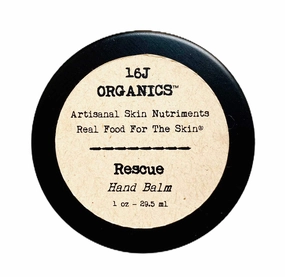 Moisturizing Ointment - Rescue 1 oz- Organic 100% Natural For Dry Hands, Feet, Cuticles - Handmade Of All Food Grade Ingredients - Purse Size