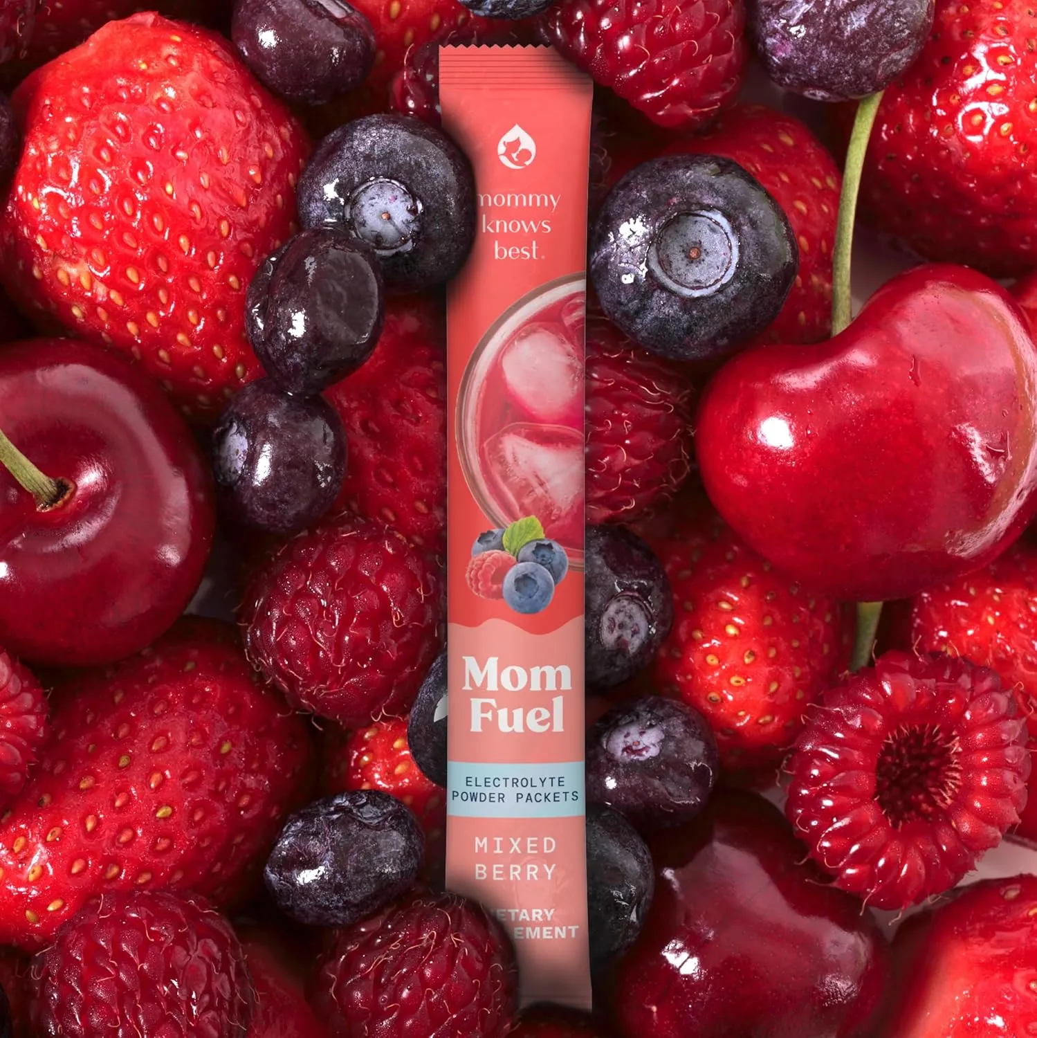 Mommy Knows Best Mom Fuel Electrolyte Drink Mix for Moms, Hydration Support - for Pregnancy, Prenatal, Electrolytes   Trace Minerals, Lactation Drink Mix Supplement (8 Count)