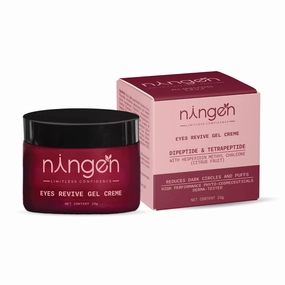N-ingen Eyes Revive Gel Cream | Under Eye Cream For Dark Circles, Wrinkles, Puffy Eyes & Anti ageing (10g) | Hyaluronic Acid & Niacinamide | Cruelty & Paraben Free | For Men & Women | All Skin Types