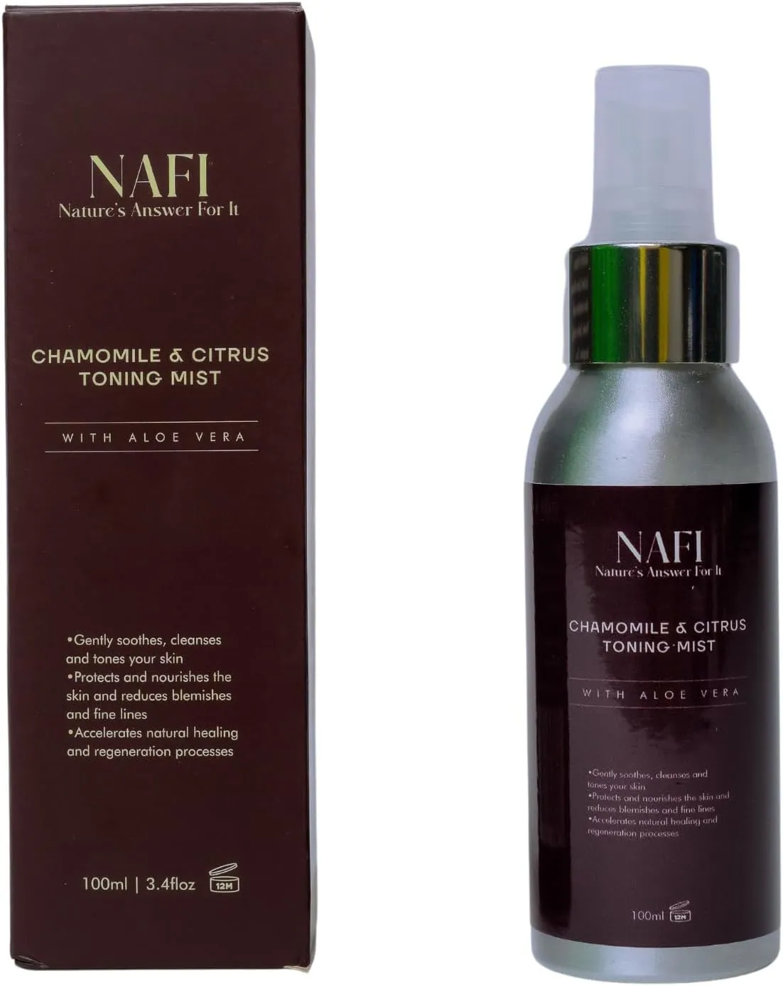 NAFI Chamomile & Citrus Toning Mist with Aloe Vera 100