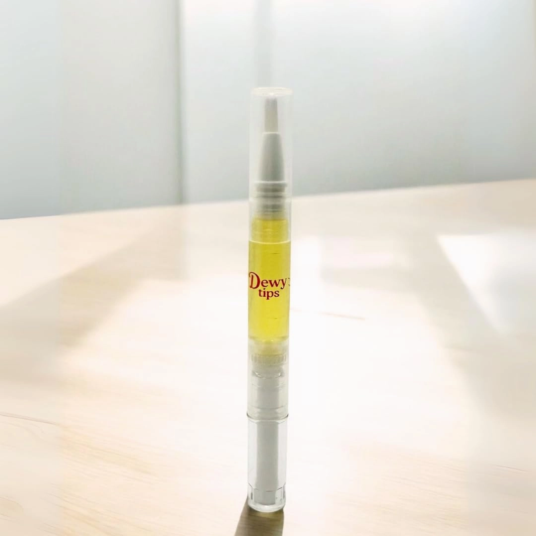Nail Cuticle Oil Pen Treatments for growth, strengthening, moisturizing, eliminating cuticle and the natural nails (JUMBO, Lemon)