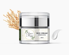 Nana's Magic Rice Cream (50 ml) - Rice Moisturizer for Face & Body, Targets Dryness for Smooth & Glowing Skin - Hydrating & Polishing Face Cream with Rice Extract & Rice Bran Oil (1 Pack)