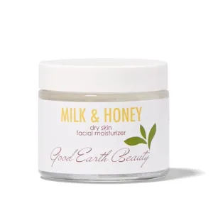 Natural Facial Moisturizer Milk and Honey - for Dry Skin 2.3 Ounce