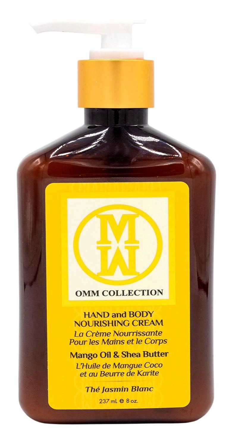 Natural Shea Mango Cacao Hand & Body Lotion - Moisturizer & Lightweight cream for Dry, Cracked Sensitive Skin - Non Greasy Super Hydration Promotes Skin Rejuventation