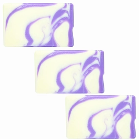 Natural Soap Bar, Handmade Body Soap and Bath Soap Bar is a Palm Oil Free Moisturizing Vegan Castile Soap with Fragrance Oils for All Skin Types (Black Raspberry Vanilla- 3 pack)