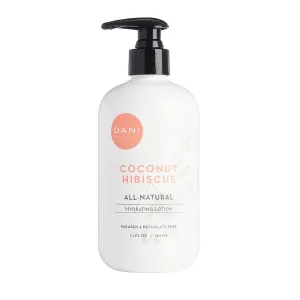 Naturals Hand & Body Lotion - Coconut Hibiscus Scented, Moisturizing & Nourishing Lotion for Dry Skin, Deep Hydration with Natural & Organic Ingredients, Paraben-Free, Vegan & Cruelty-Free, 12 Oz