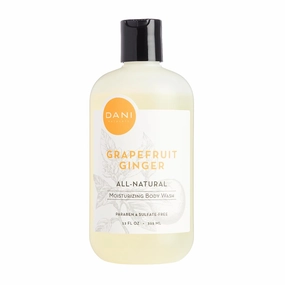 Naturals Moisturizing Body Wash - Grapefruit Ginger Scent, Organic Aloe Vera & Glycerin, Sulfate-Free, Vegan, pH-Balanced, 12 oz - Refreshing, Moisturizing Shower Gel for Soft Skin