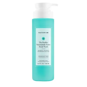 Naturium The Purifier Niacinamide Serum Body Wash, Cleansing & Hydrating Gel-Serum, Dermatologist Tested, Paraben & Cruelty Free, 16.9 oz