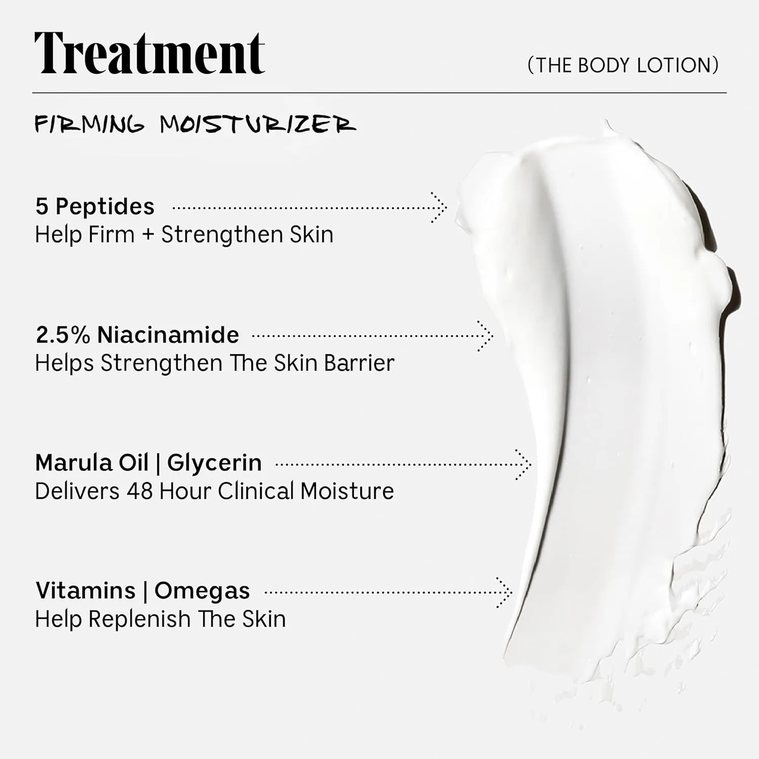 Nécessaire The Body Lotion Fragrance-Free. Firming Body Lotion for Women & Men. 48 Hour Moisture. 5 Peptides, 2.5% Niacinamide, Vitamin C/E   Omega 6/9. Non-Comedogenic. 6.8 fl oz.