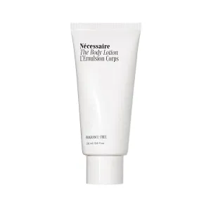 Nécessaire The Body Lotion Fragrance-Free. Firming Body Lotion for Women & Men. 48 Hour Moisture. 5 Peptides, 2.5% Niacinamide, Vitamin C/E   Omega 6/9. Non-Comedogenic. 6.8 fl oz.