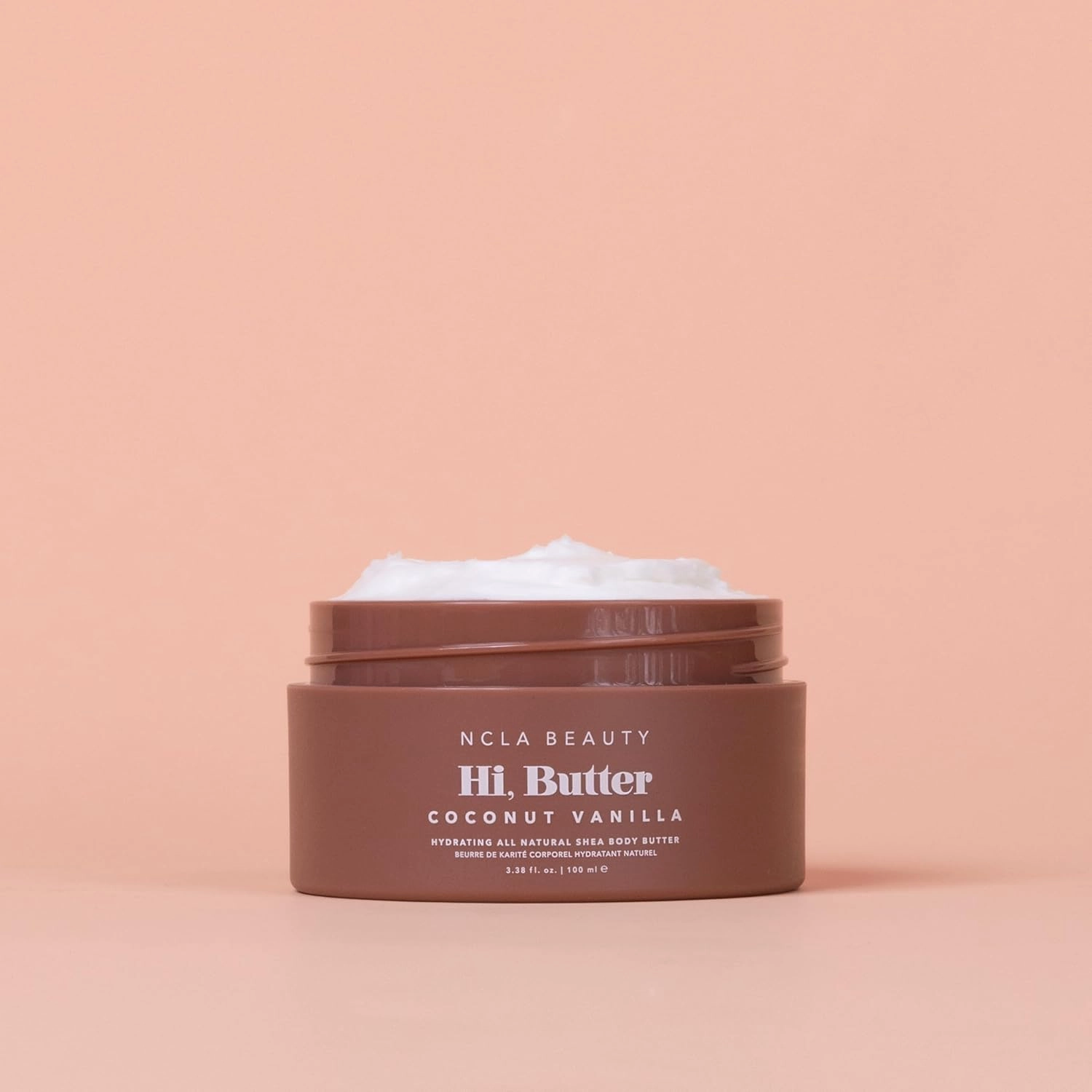 NCLA - Hi Butter, Natural Shea Body Butter | Nourish, Soften, Hydrate Skin | Shea, Mango   Cocoa Butters, Vitamin C | Vegan, Cruelty-Free, Clean Skincare (Coconut Vanilla; 100 mL | 3.34 fl oz)