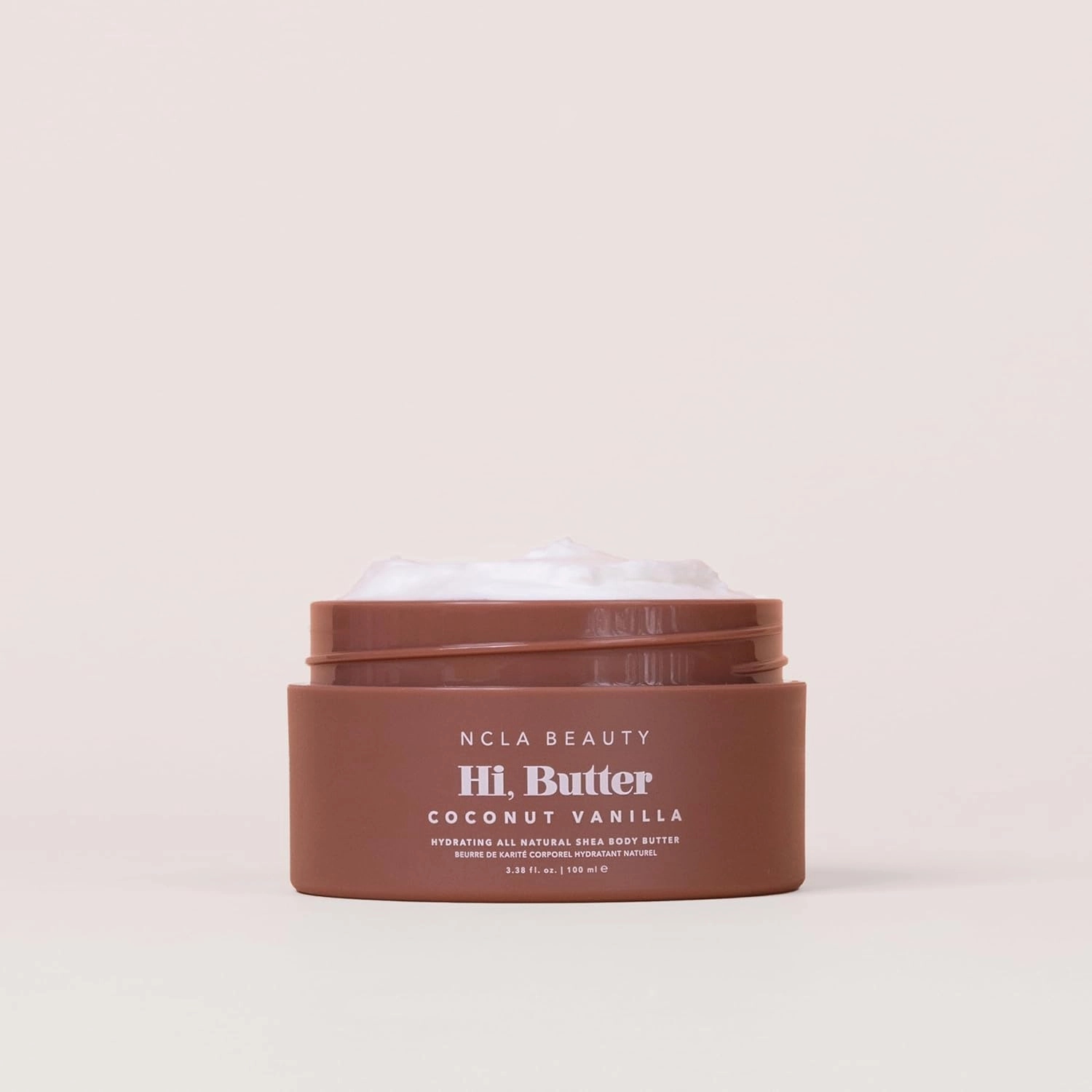 NCLA - Hi Butter, Natural Shea Body Butter | Nourish, Soften, Hydrate Skin | Shea, Mango   Cocoa Butters, Vitamin C | Vegan, Cruelty-Free, Clean Skincare (Coconut Vanilla; 100 mL | 3.34 fl oz)