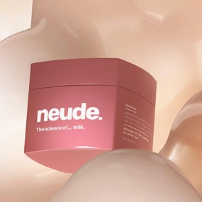 Ne.ude Sleep On It Overnight Hydrating Mask 50ml – Leave-on Night Cream Mask with Goat Milk, Niacinamide for Glowing, Nourished Skin; Hydration & Repair; Suitable for Men & Women, All Skin Types