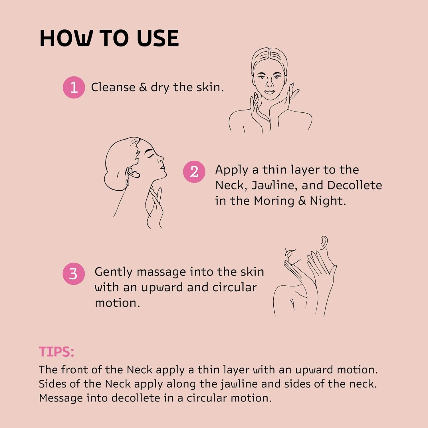 Neck Cream for Tightening and Firming: Anti Aging Anti Wrinkles Reduces Neck Lines Fine Lines - Retinol Niacinamide Squalane Hyaluronic Acid Ceramides Cruelty Free Paraben Free 2.7 OZ/80g